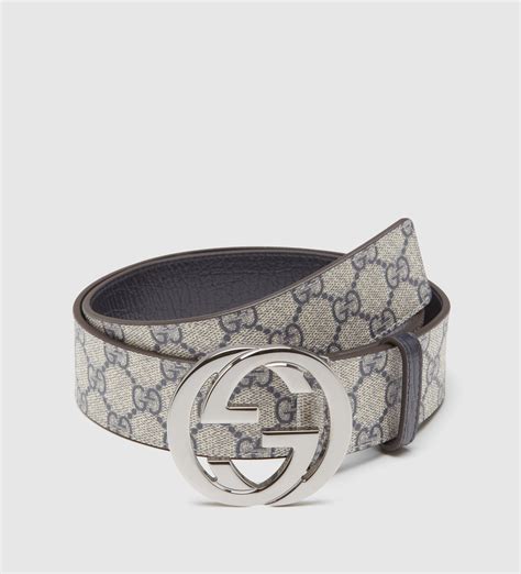 vintage gucci interlocking double g belt interlocking|gucci belt with tiger buckle.